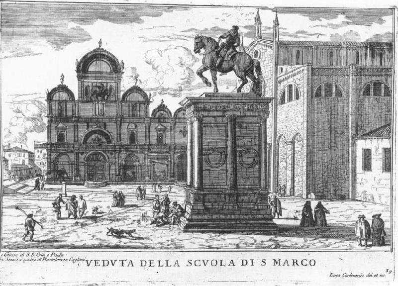 Santi Giovanni e Paolo and the Scuola di San Marco fg, CARLEVARIS, Luca